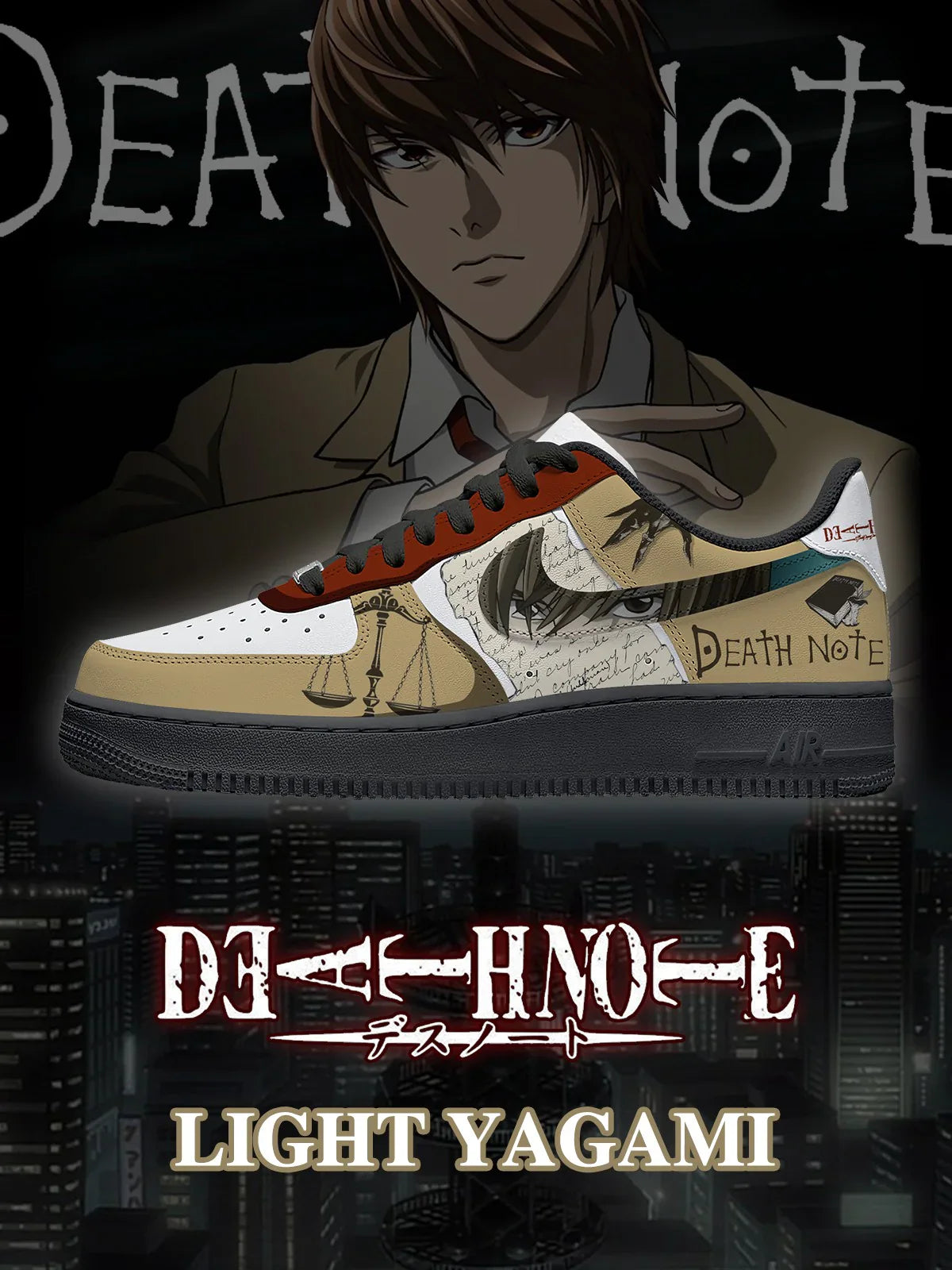 Light Yagami limited edition Design Shoes F1