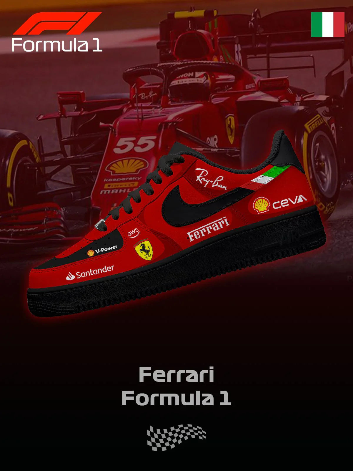 Custom SFR F.1 Design Shoes F1