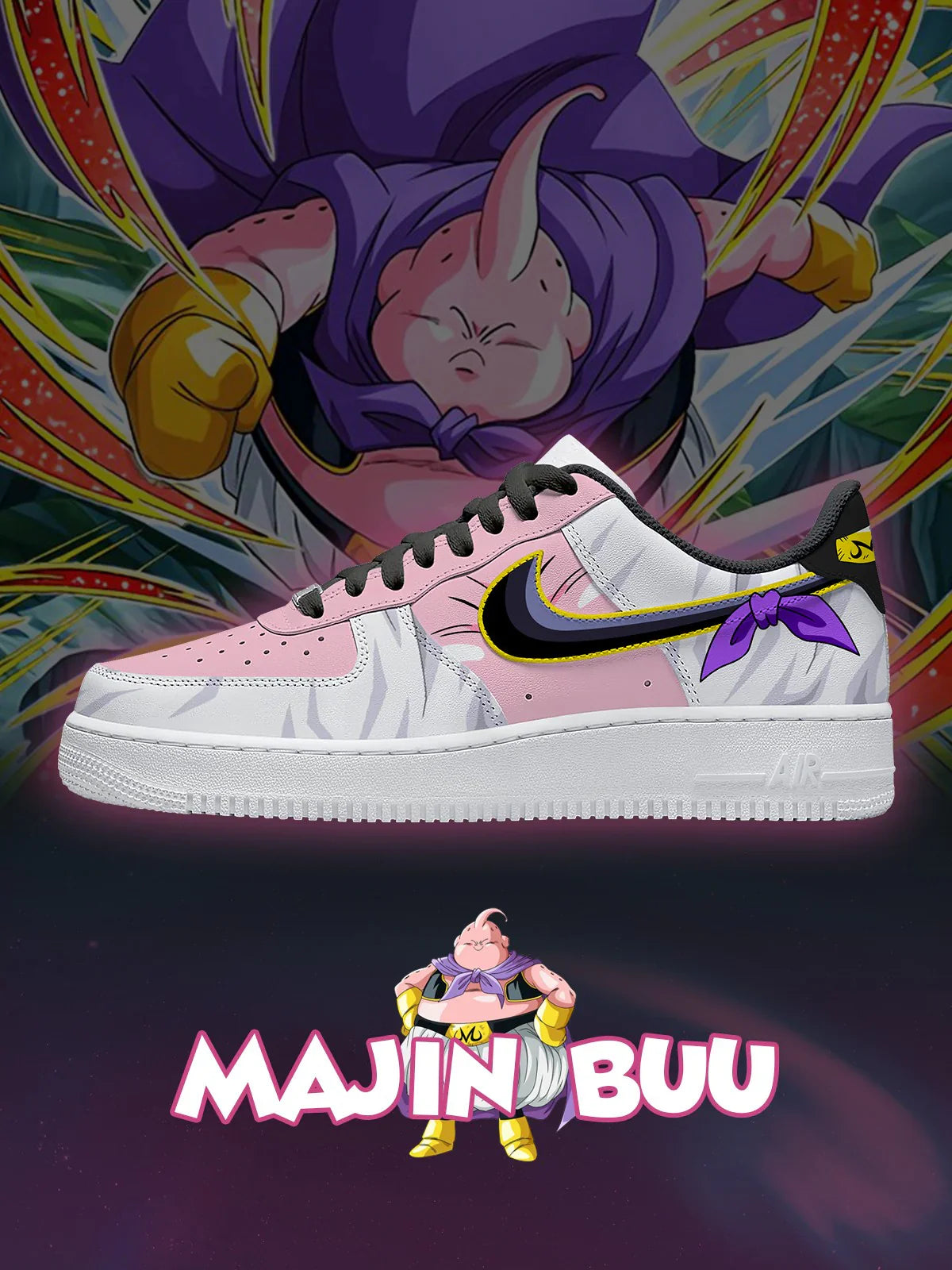 Majin Buu Design Shoes F1