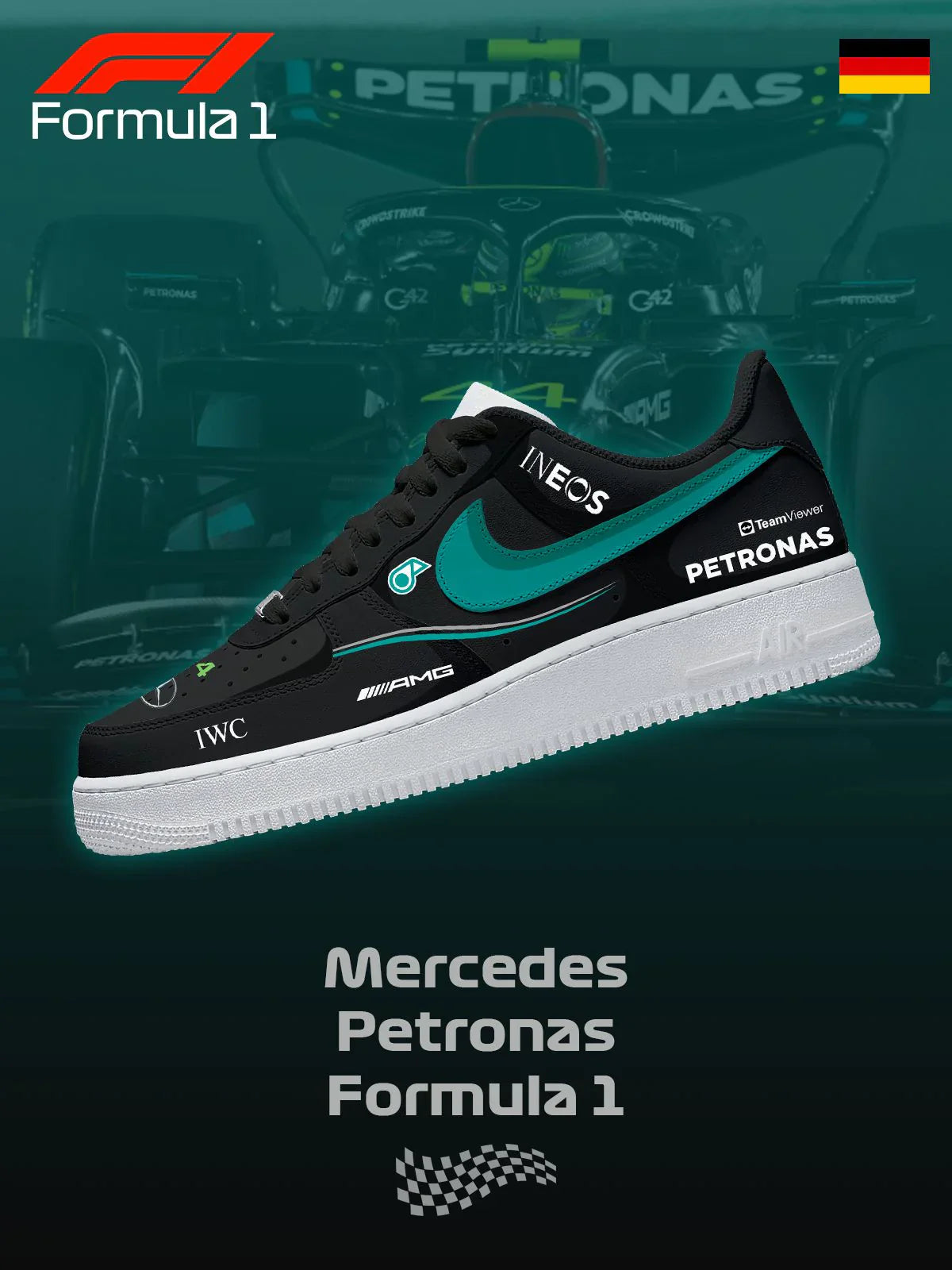 Personalized MAP F.1 Design Shoes F1