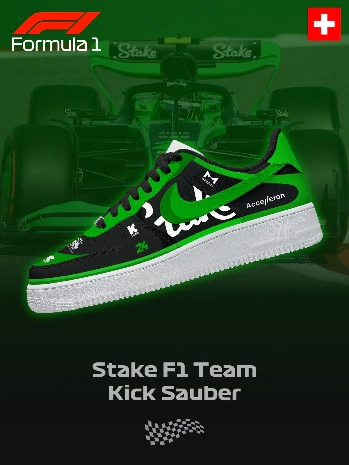 Personalized Sauber Design Shoes F1