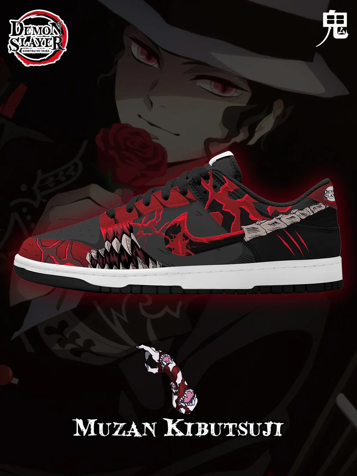 Muzan Kibutsuji Design Shoes DK
