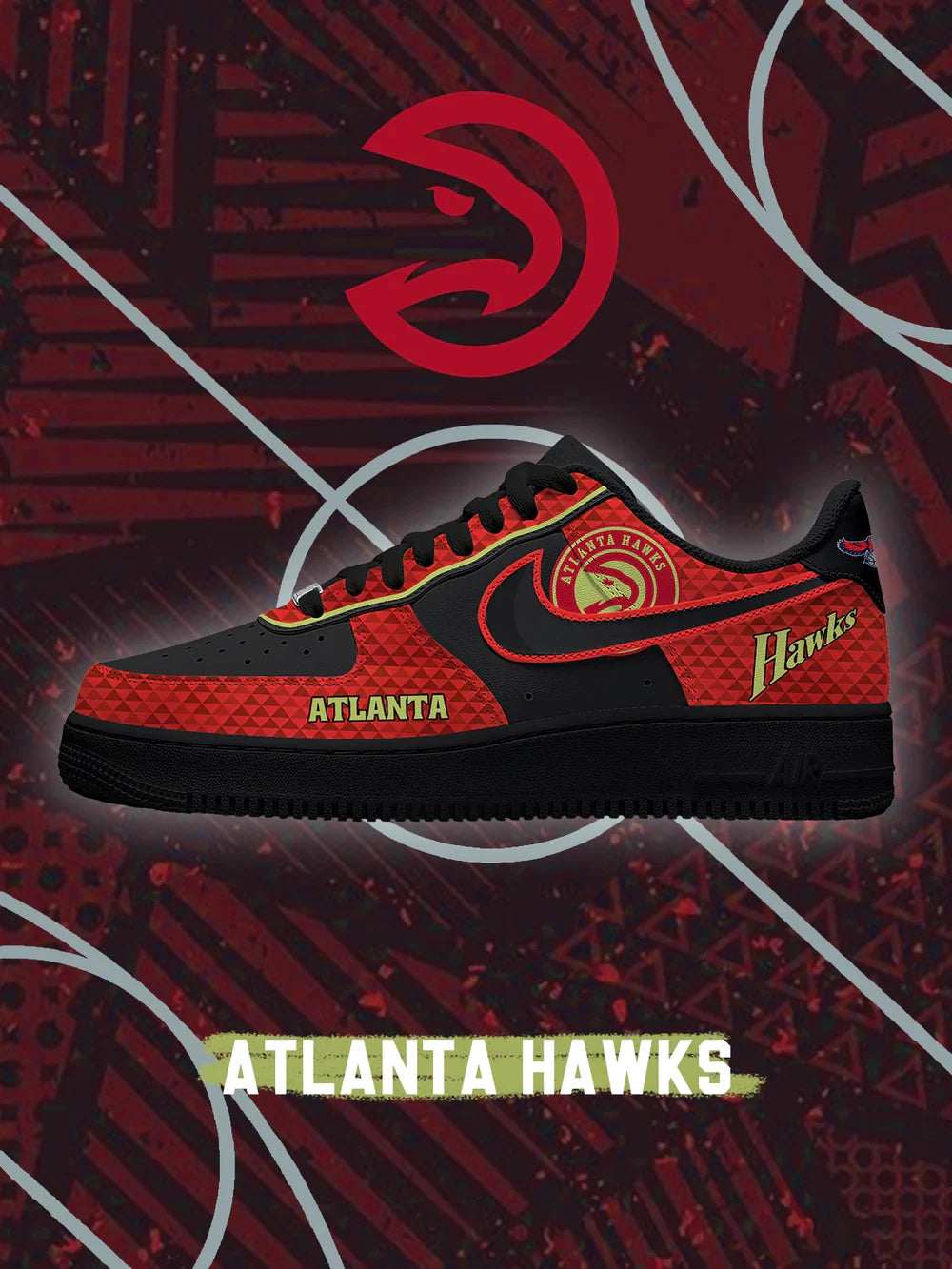Atlanta Basketball limited edition Design Shoes F1