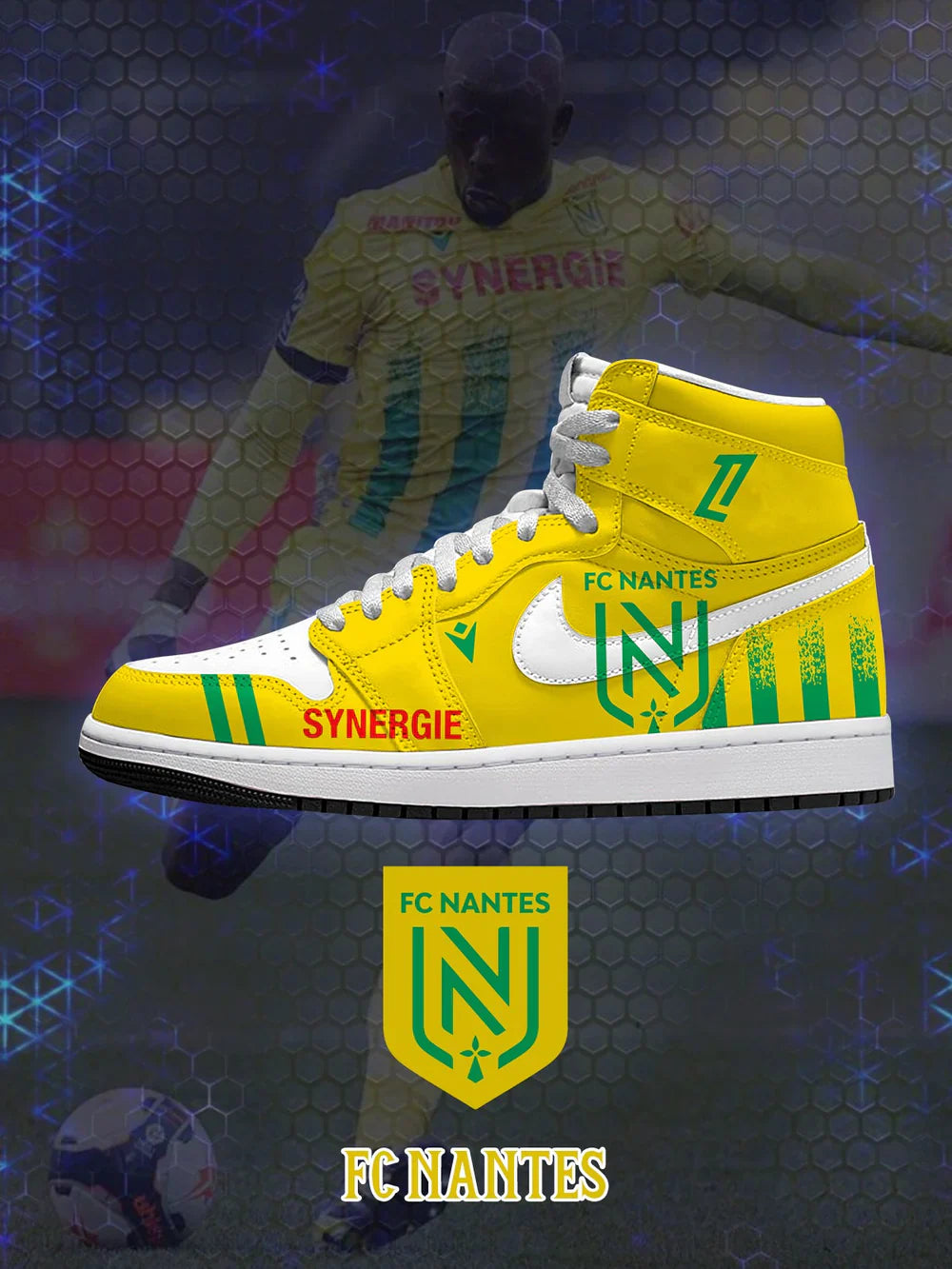 Nantes (Adult and kids size available) Limited Edition Design Shoes J1