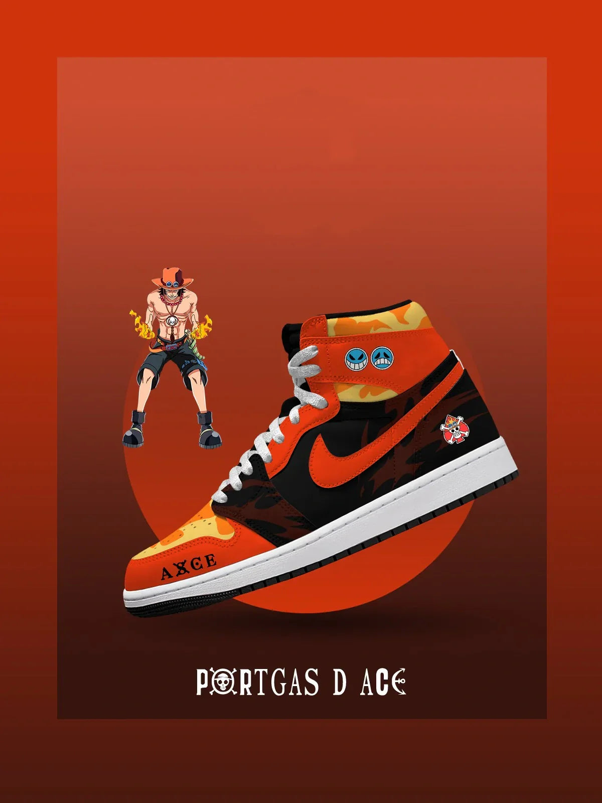 Ace (Adult and kids size available) Limited Edition Design Shoes J1