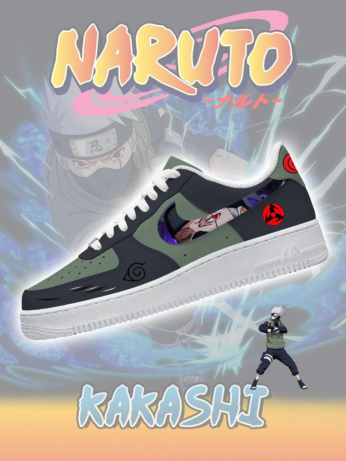 Kakashi limited edition Design Shoes F1