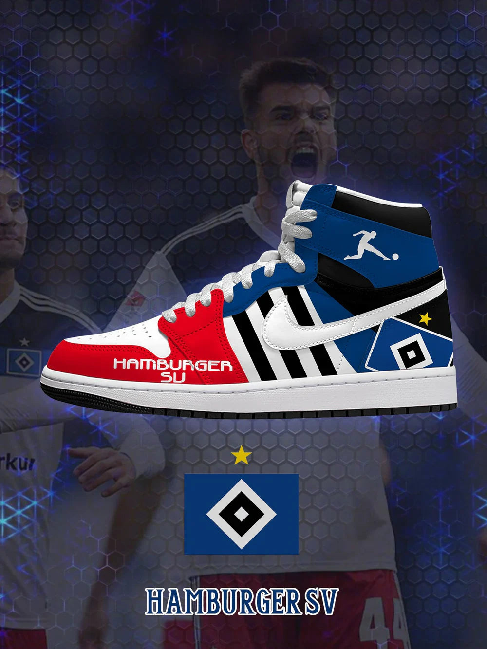 Hamburg (Adult and kids size available) Limited Edition Design Shoes J1