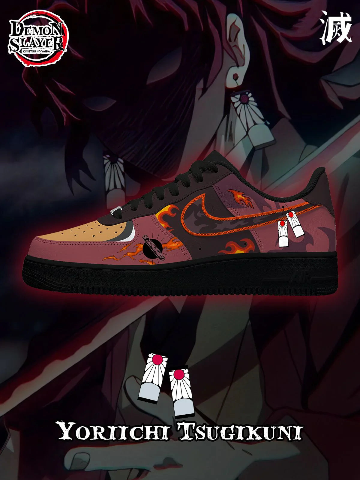 Yoriichi Tsugikuni Design Shoes F1