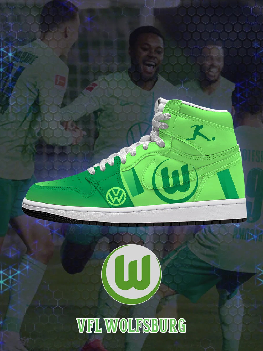 Wolfsburg (Adult and kids size available) Limited Edition Design Shoes J1