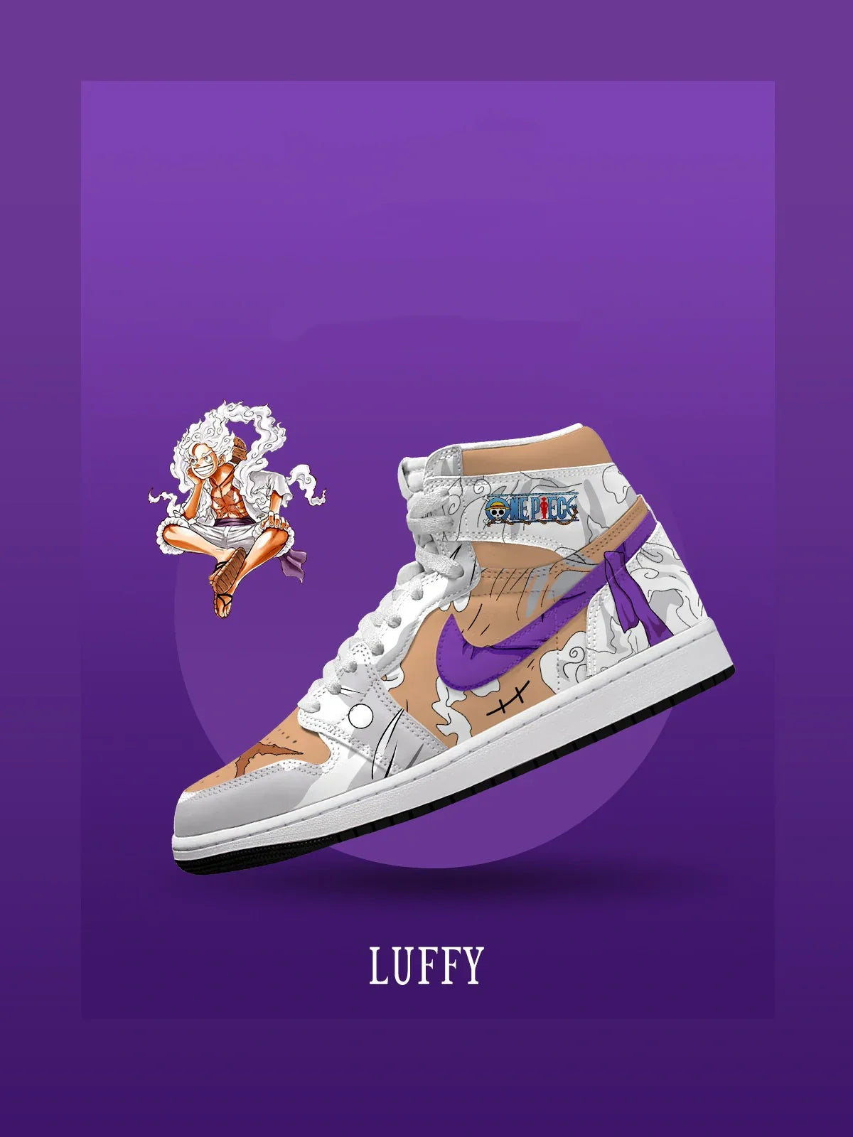 Luffy (Adult and kids size available) Limited Edition Design Shoes J1