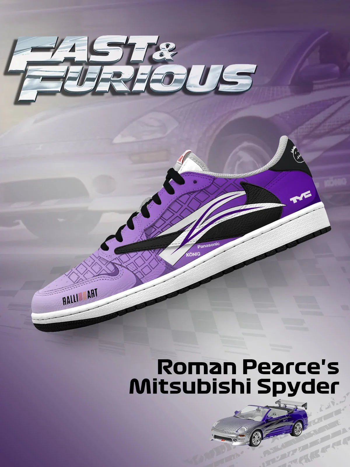 Roman Pearce's Spyder Design Shoes J1 Low Top