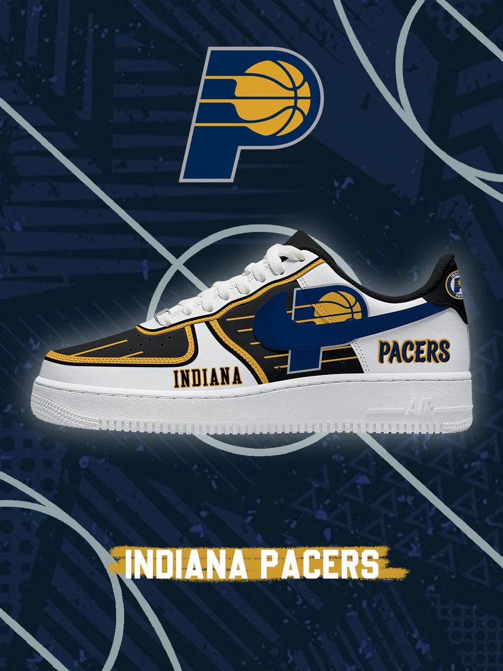 Indiana Basketball limited edition Design Shoes F1