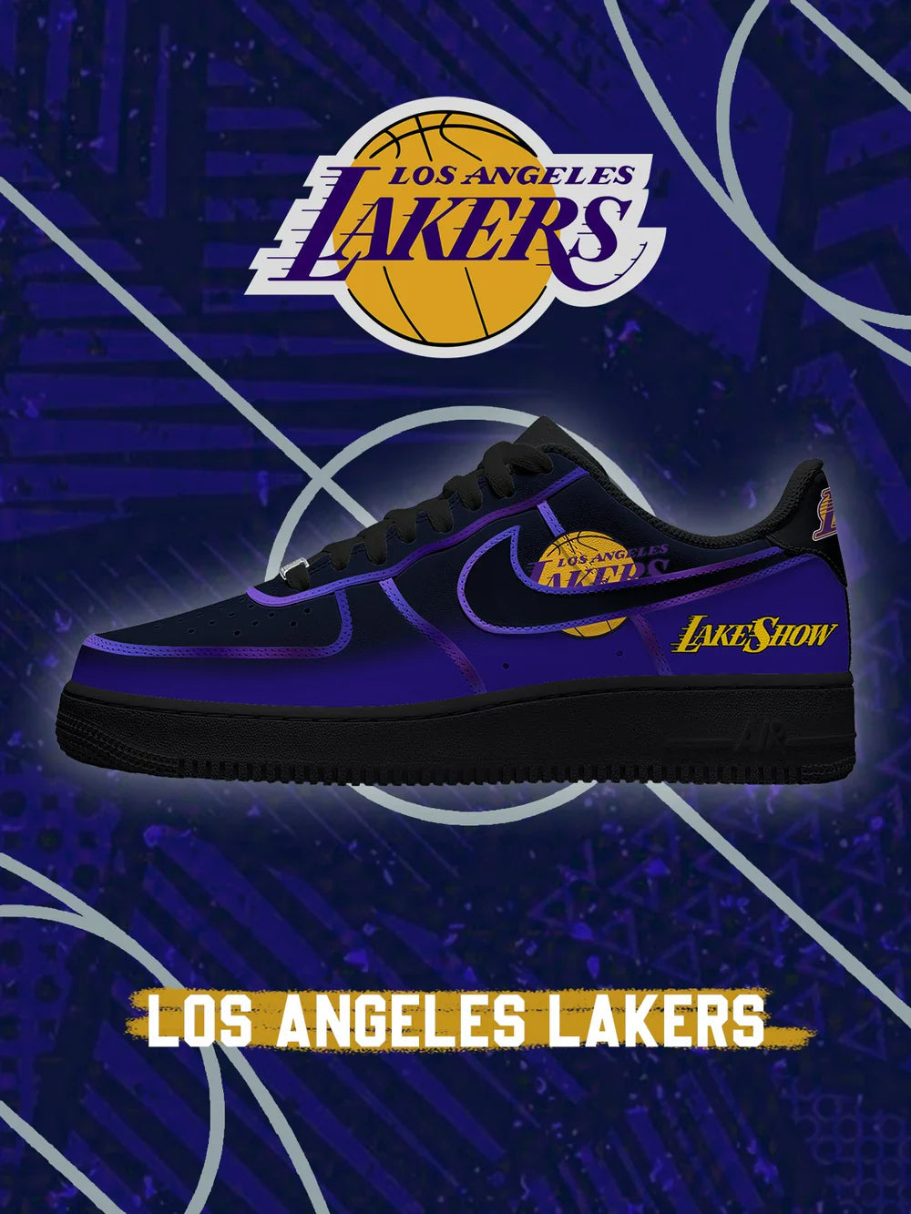 Los Angeles Basketball limited edition Design Shoes F1