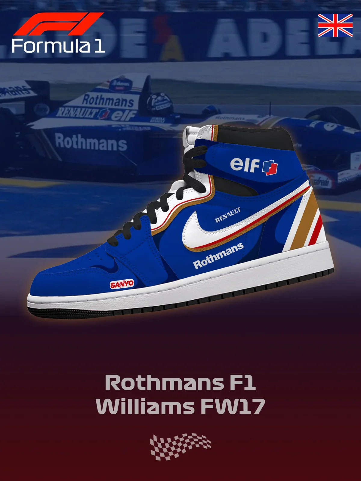Williams FW17 F.1 Design Shoes J1