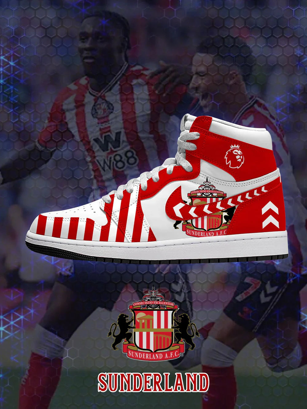 Sunderland (Adult and kids size available) Limited Edition Design Shoes J1