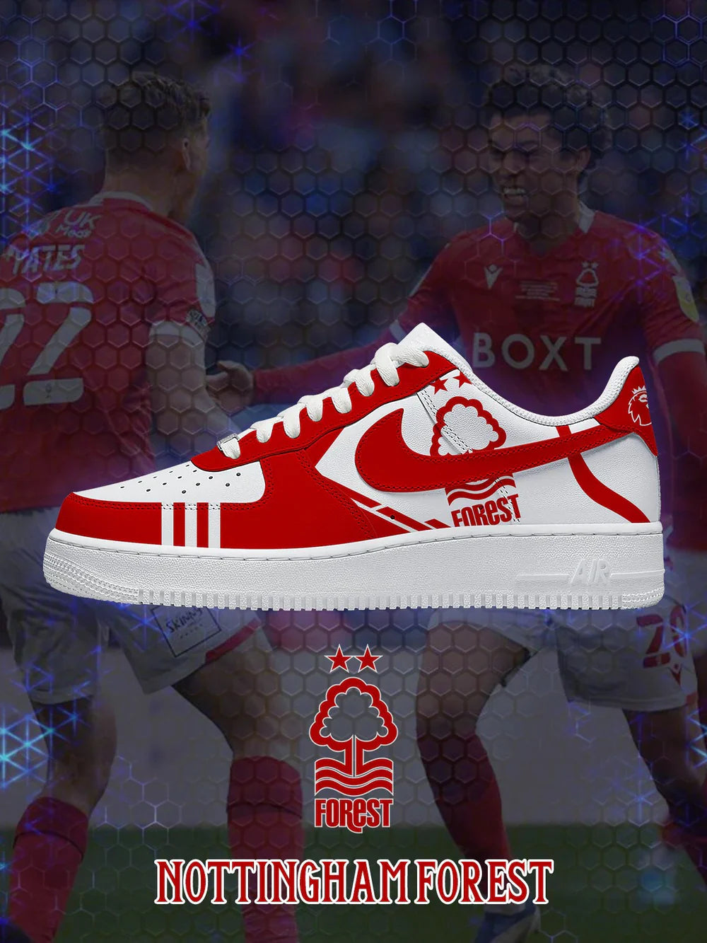 Nottm Forest limited edition Design Shoes F1