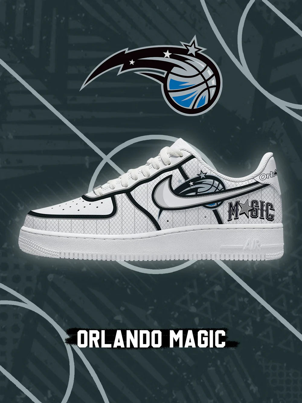 Orlando Basketball limited edition Design Shoes F1