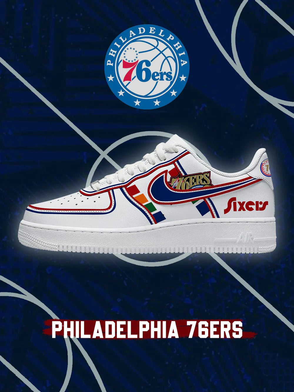 Philadelphia Basketball limited edition Design Shoes F1