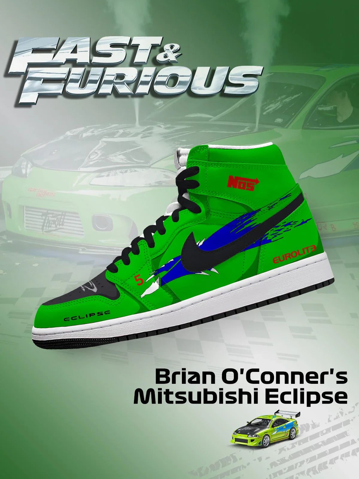 Brian O'Conner's Eclipse Design Shoes J1