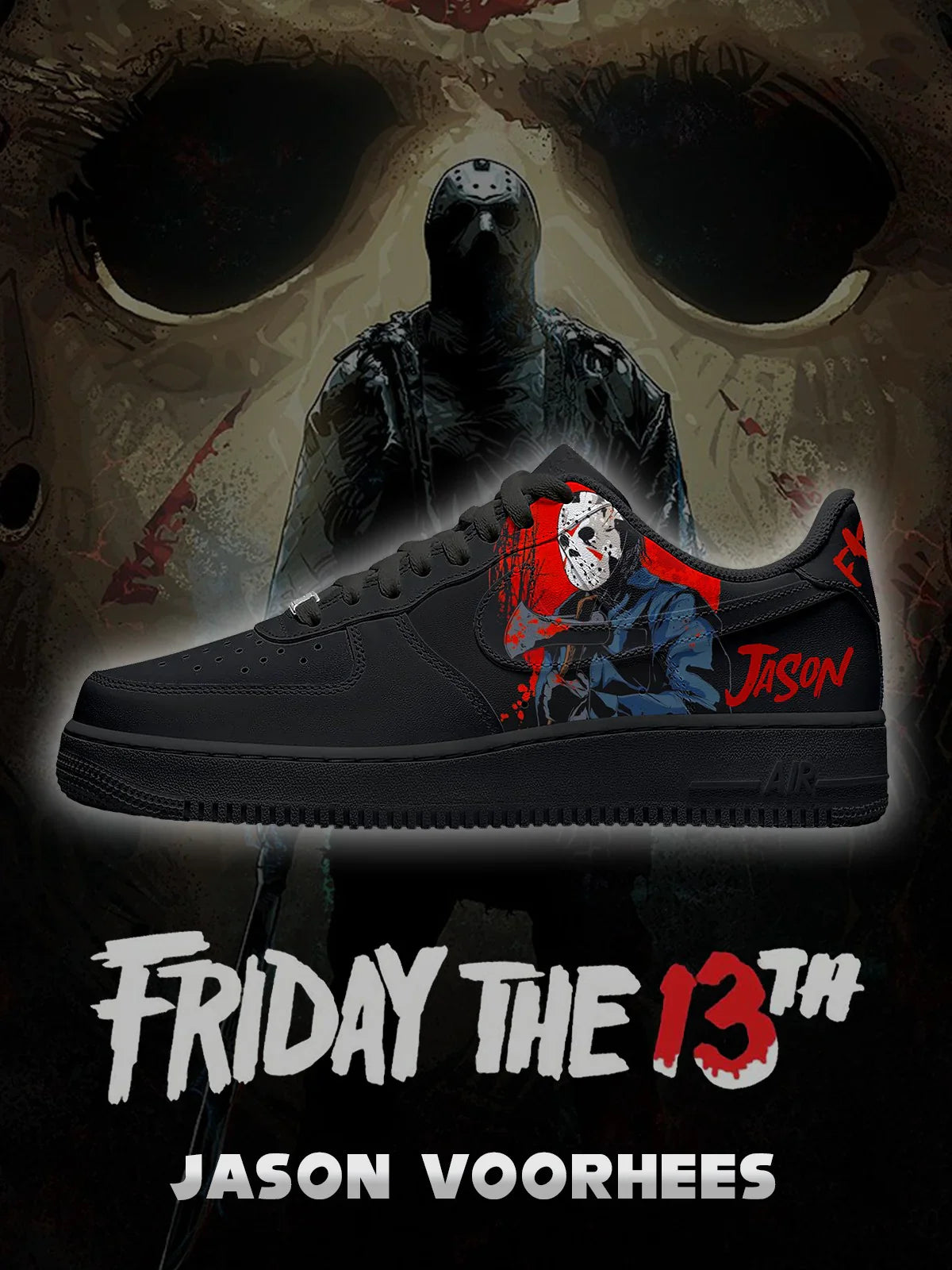 Jason Voorhees Design Shoes F1