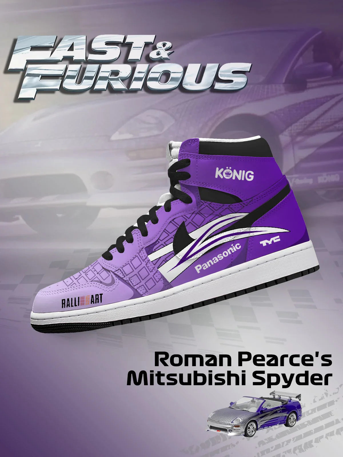Roman Pearce's Spyder Design Shoes J1
