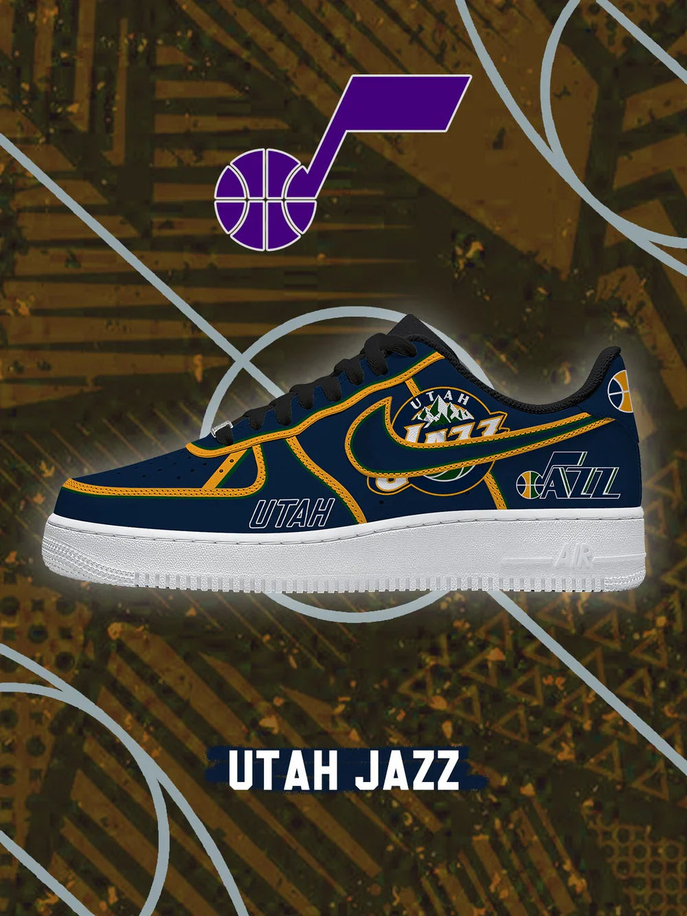 Utah Basketball limited edition Design Shoes F1