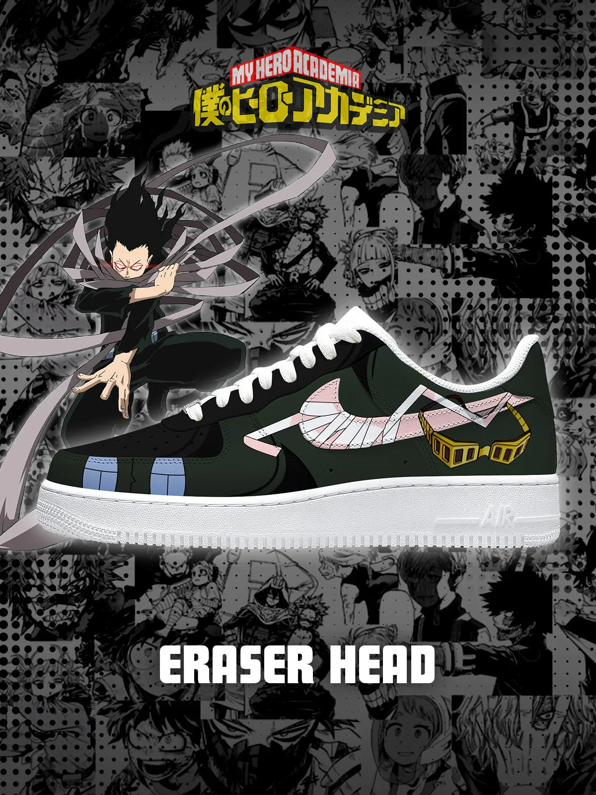 Eraser Head limited edition Design Shoes F1
