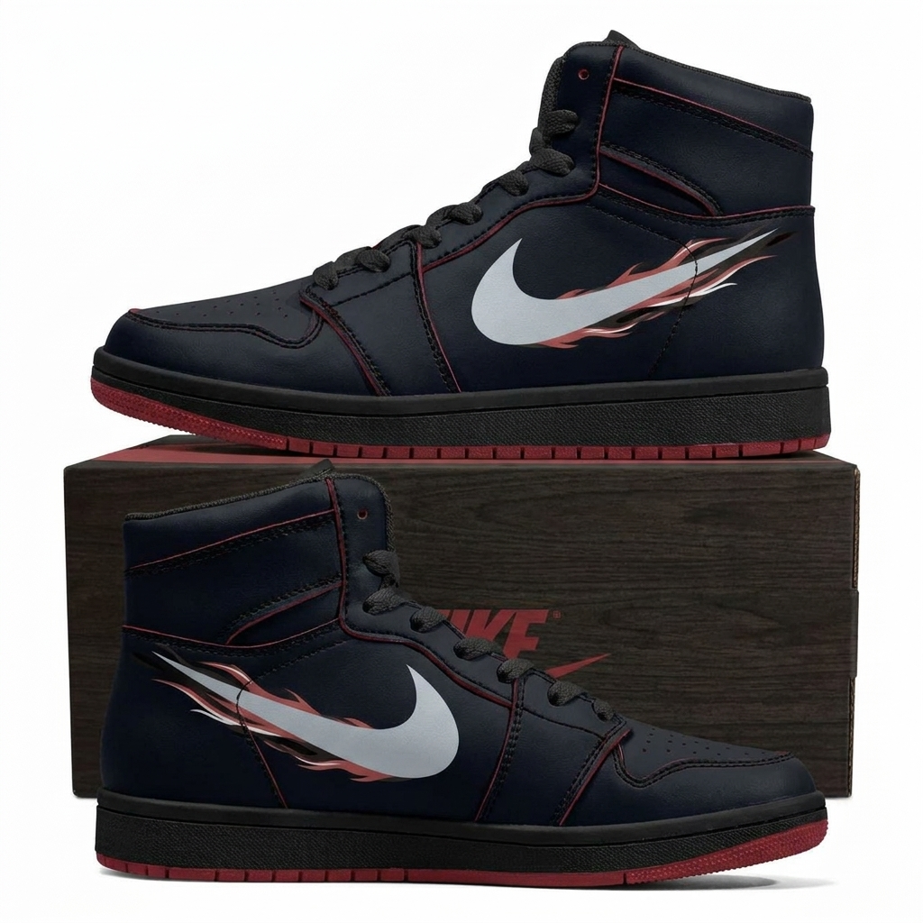 Moon Mark Ember Design Shoes J1