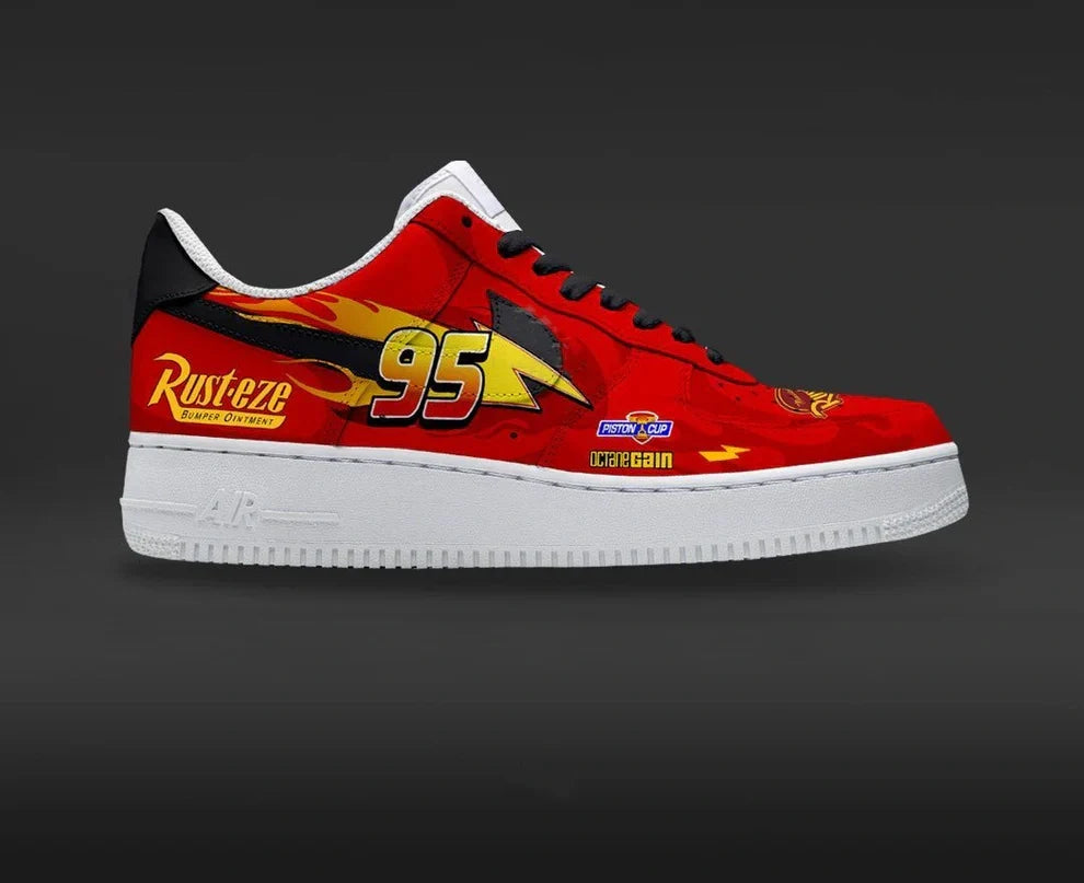 Lightning Mcqueen Design Shoes F1