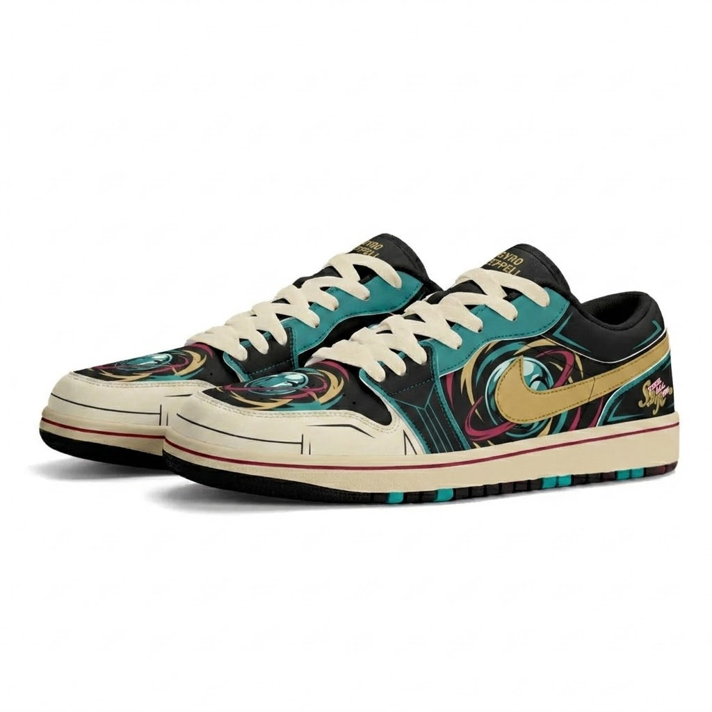 Gyro Spin Ring Design Shoes J1