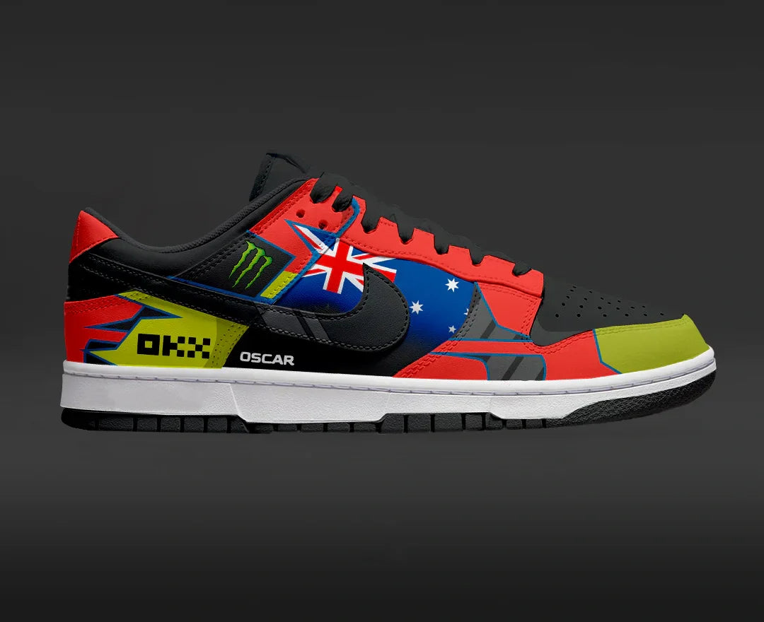 Oscar Piastri Helmet F1 Design Shoes DK