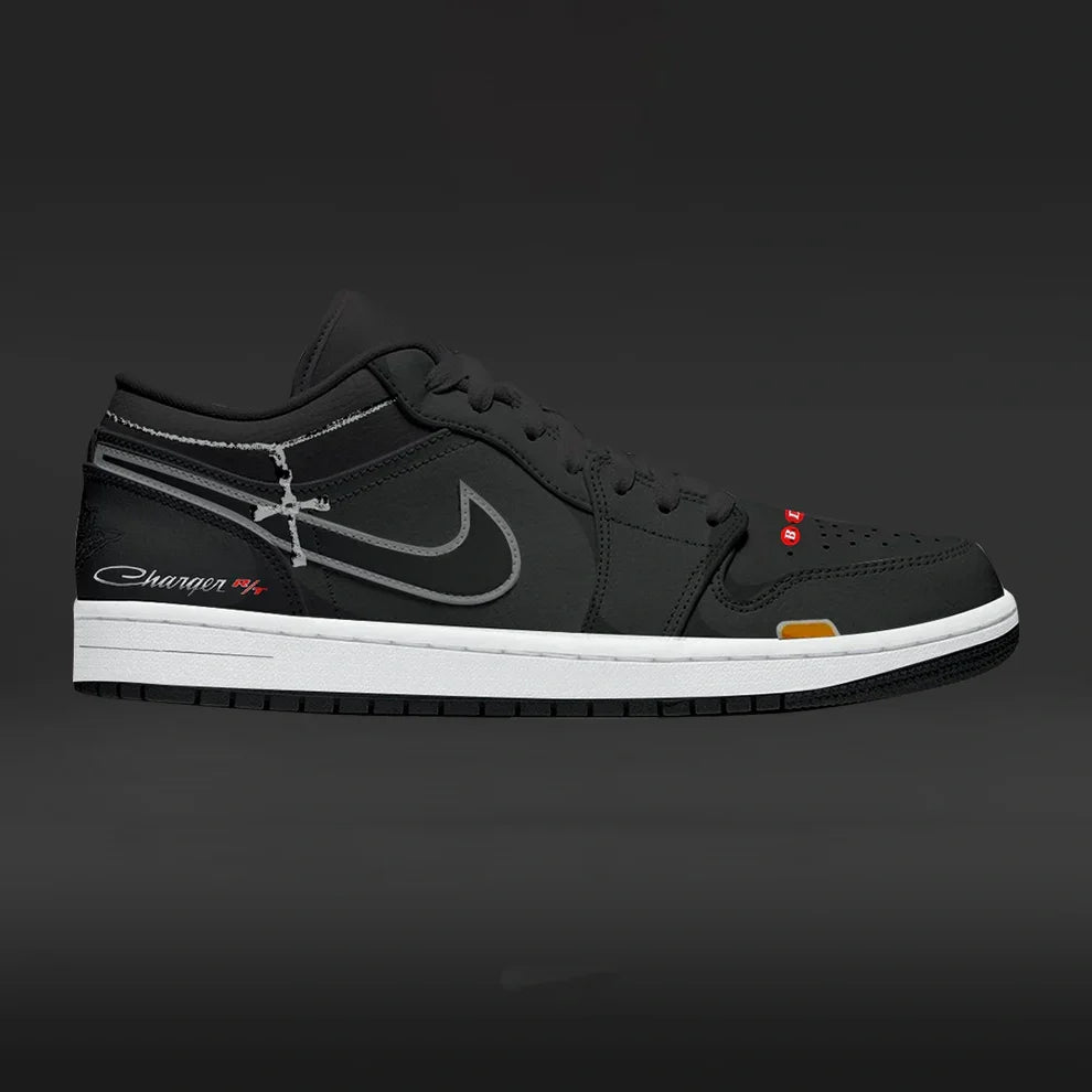 Dominic Toretto Dodge Charger R/T Design Shoes J1 Low Top