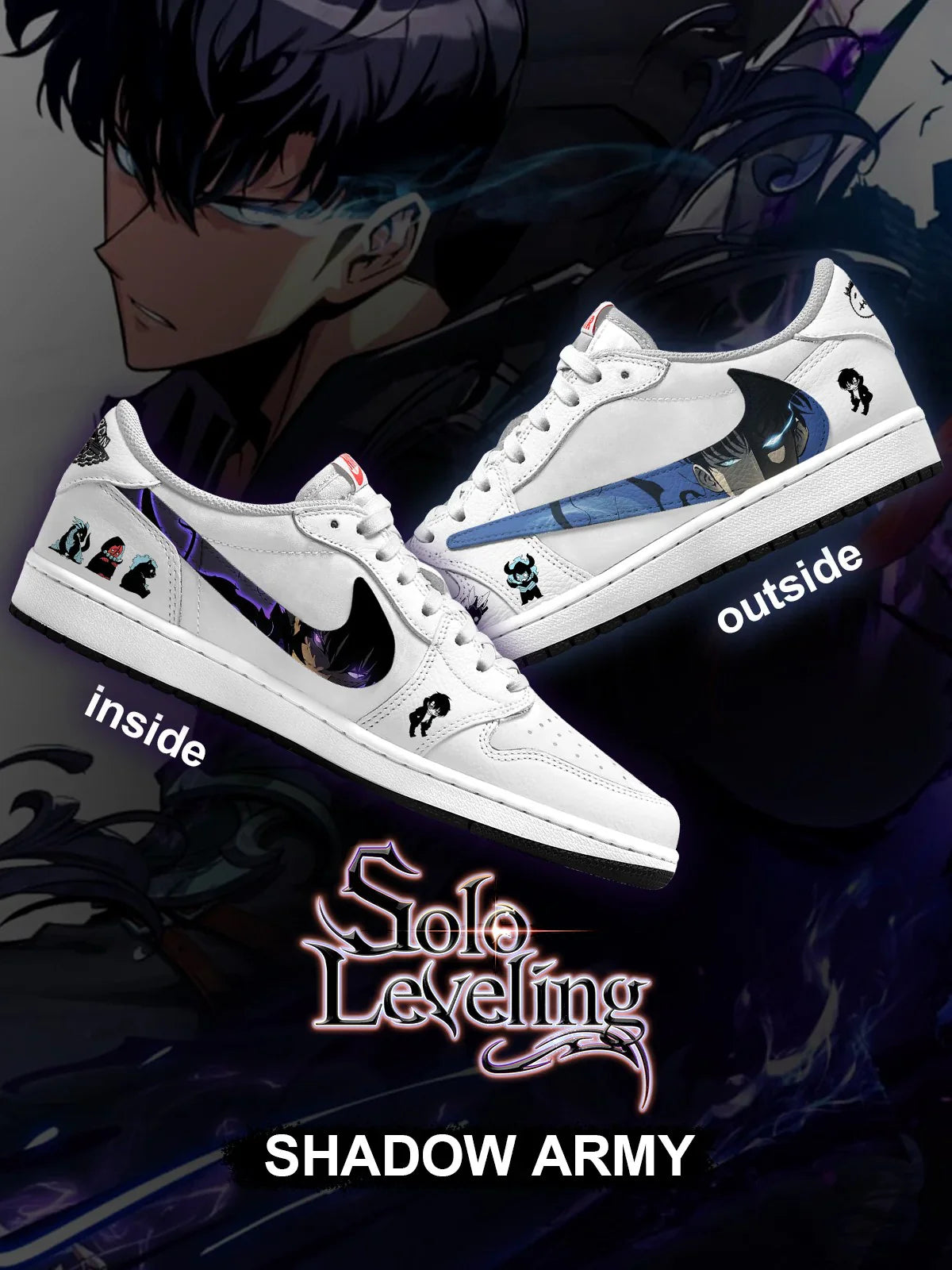 Shadow Army Design Shoes J1 Low Top