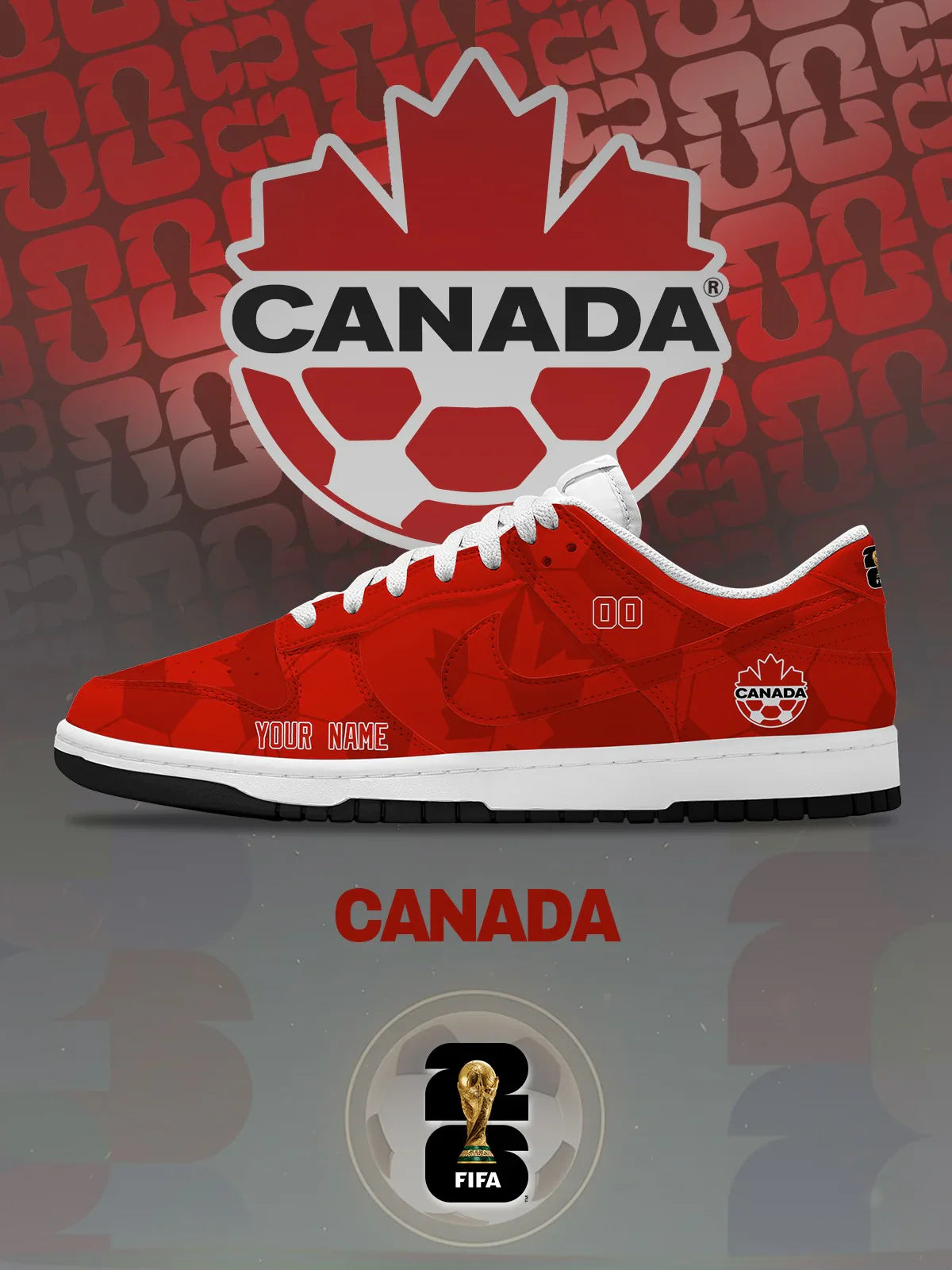 World Cup 2026 Canada Design Shoes DK