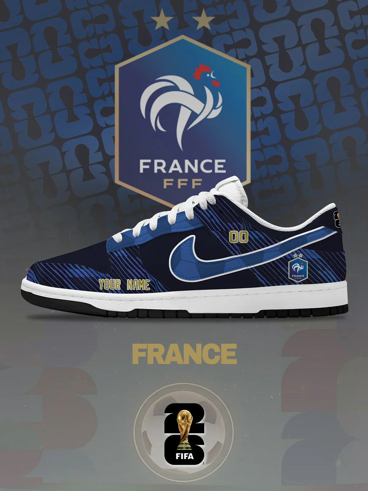 World Cup 2026 France Design Shoes DK