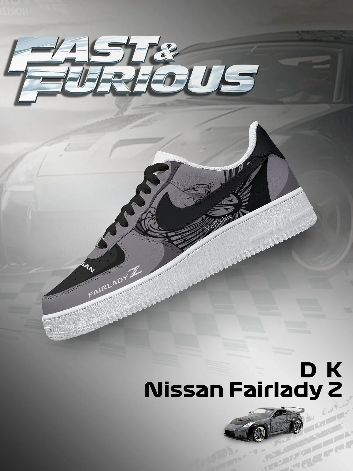 D. K. Fairlady Z Design Shoes F1