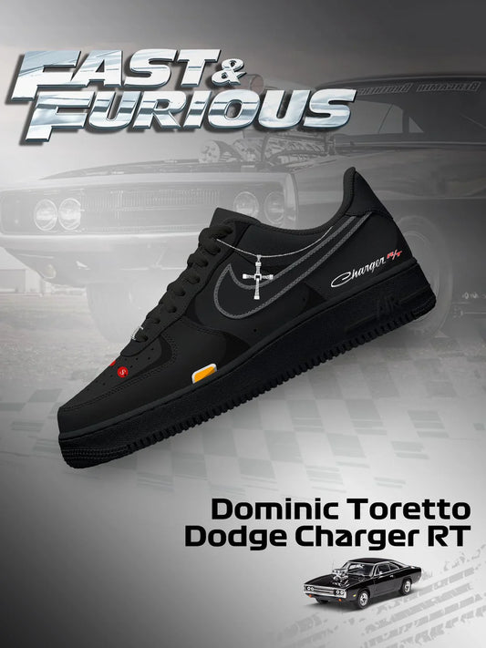 Dominic Toretto Charger RT Design Shoes F1