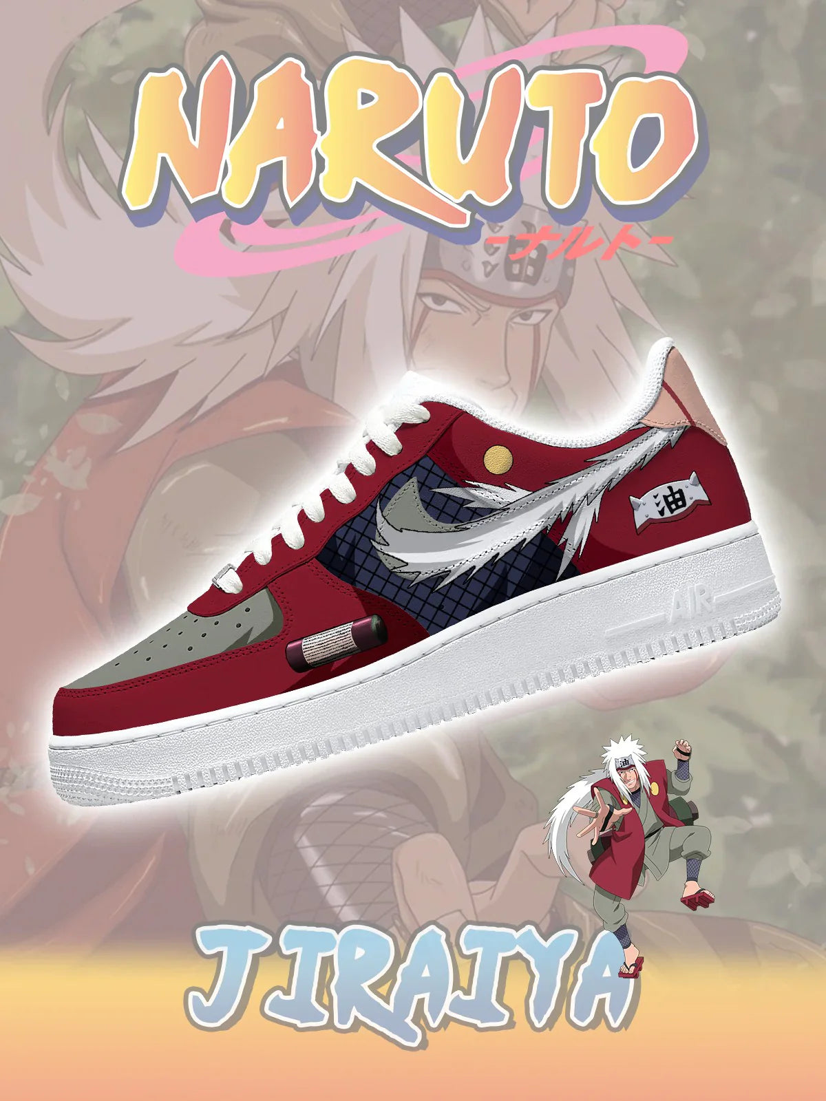 Jiraiya limited edition Design Shoes F1