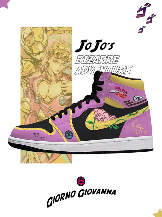 Giorno Giovanna V.1 Custom High-Top Sneakers Design Shoes J1
