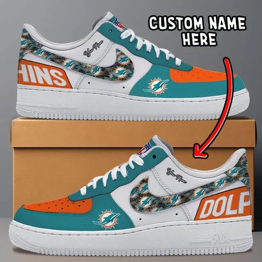 Miami Dolphins limited edition Design Shoes F1