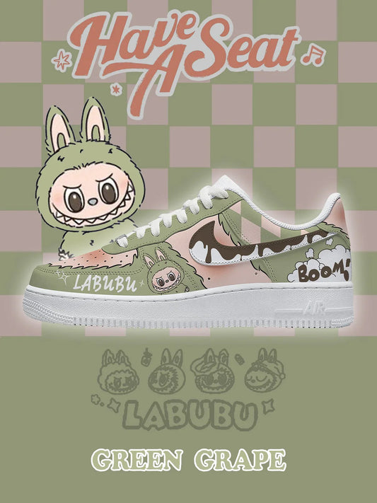 Green Grape Design Shoes F1