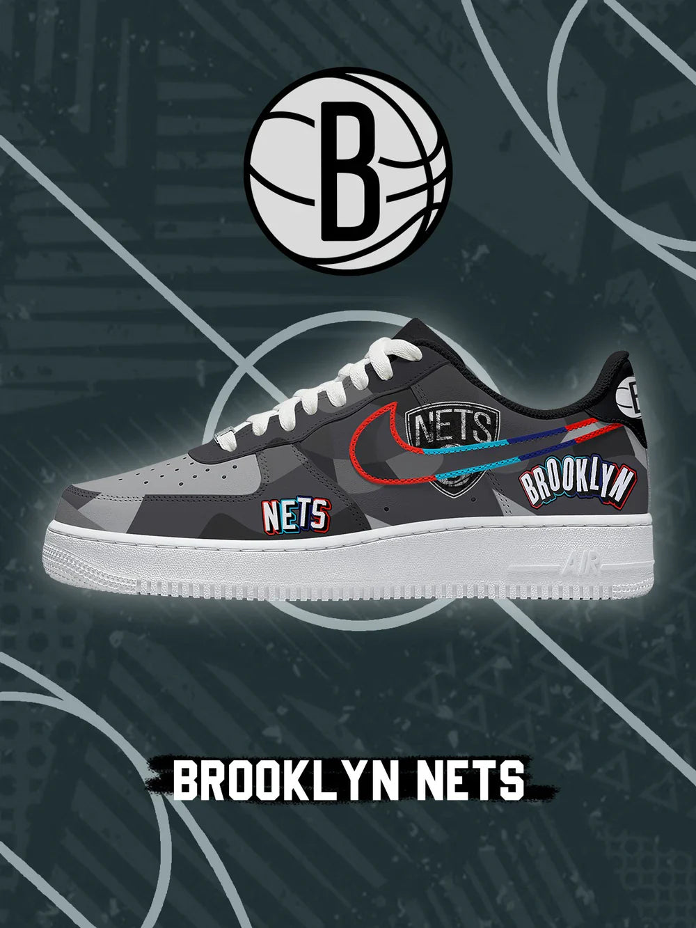 Brooklyn Basketball limited edition Design Shoes F1