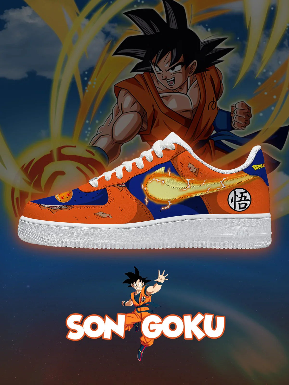 Goku limited edition Design Shoes F1