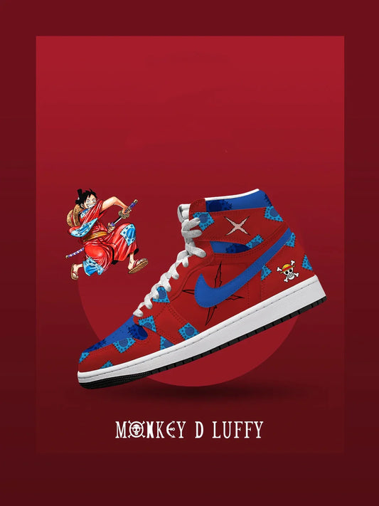 Luffy (Adult and kids size available) Limited Edition Design Shoes J1
