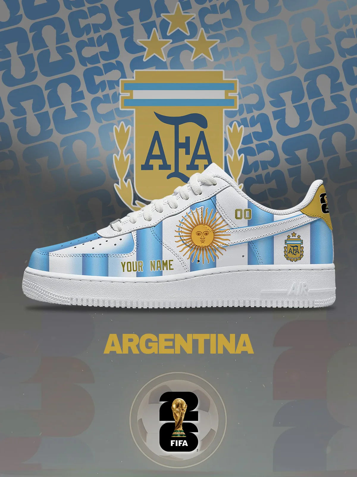 World Cup 2026 Argentina Design Shoes F1