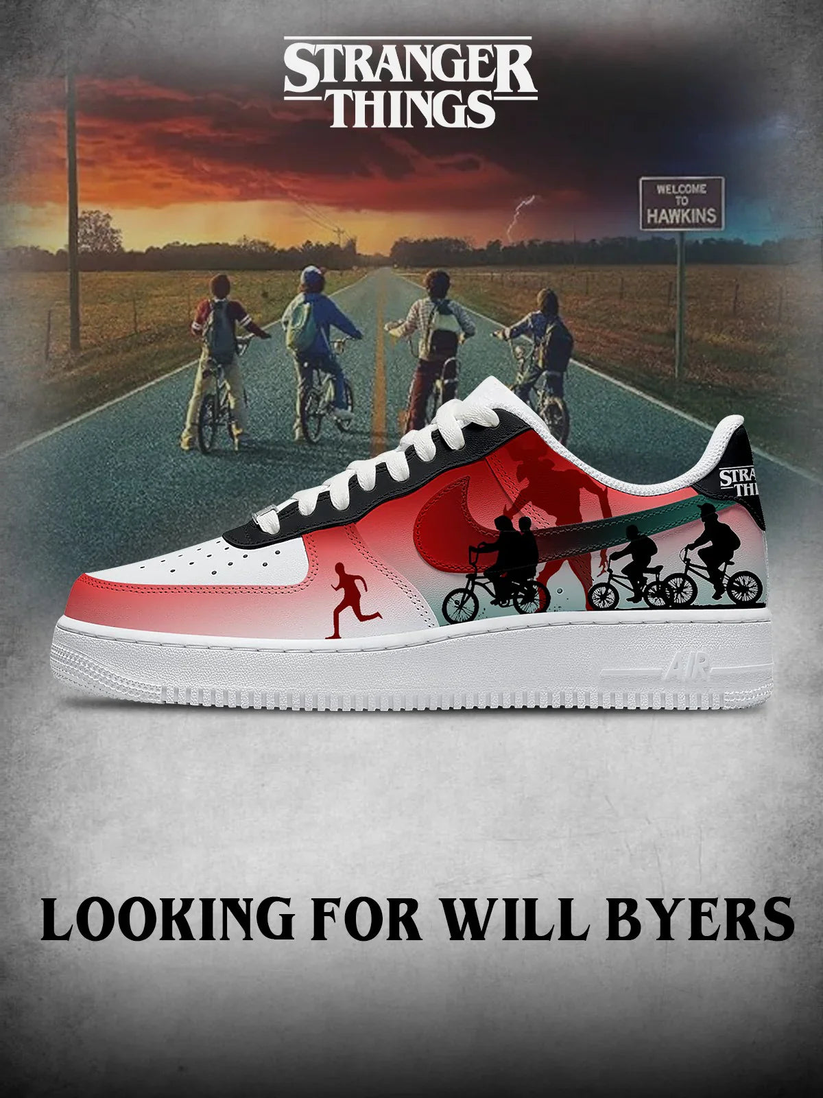 Looking for Will Byers limited edition Design Shoes F1