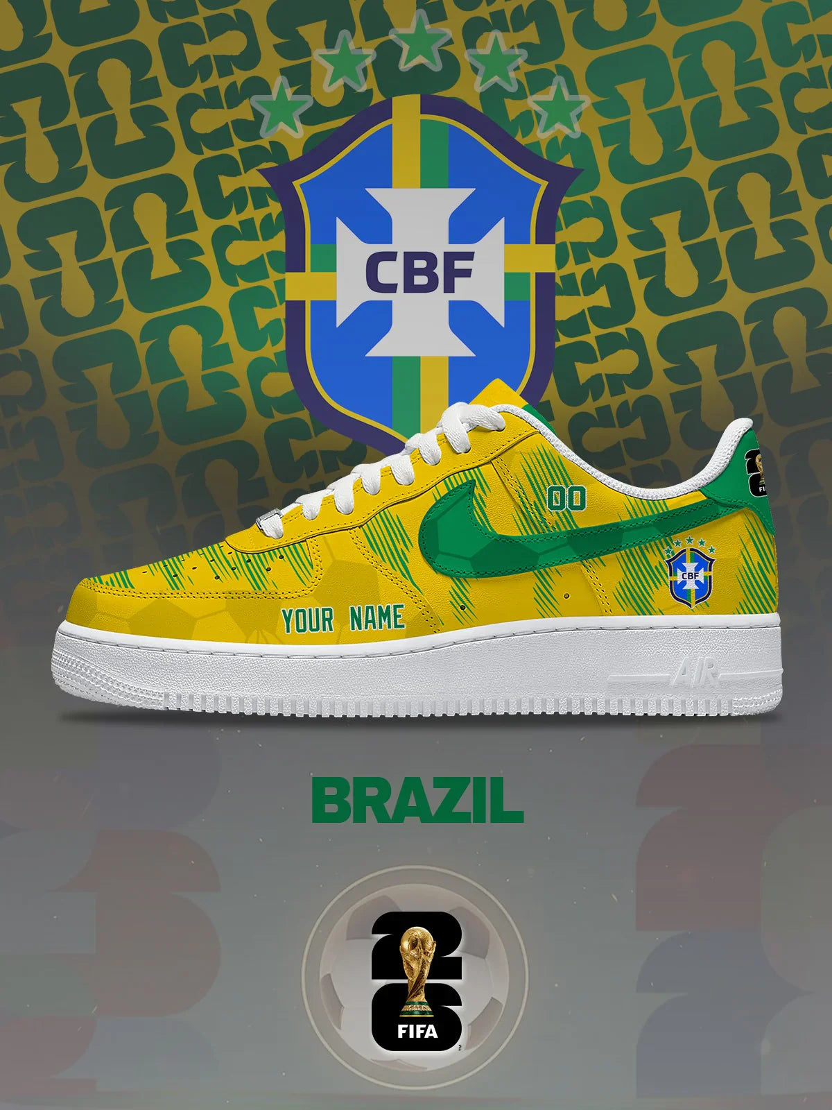 World Cup 2026 Brazil Design Shoes F1