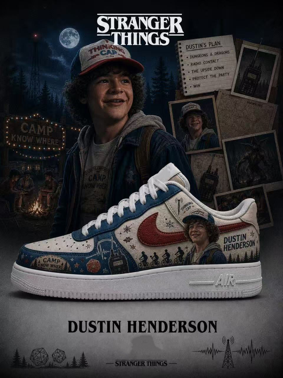Dustin Henderson  Design Shoes F1