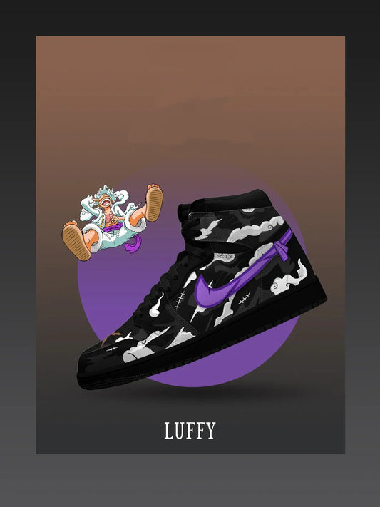 Luffy (Adult and kids size available) Limited Edition Design Shoes J1