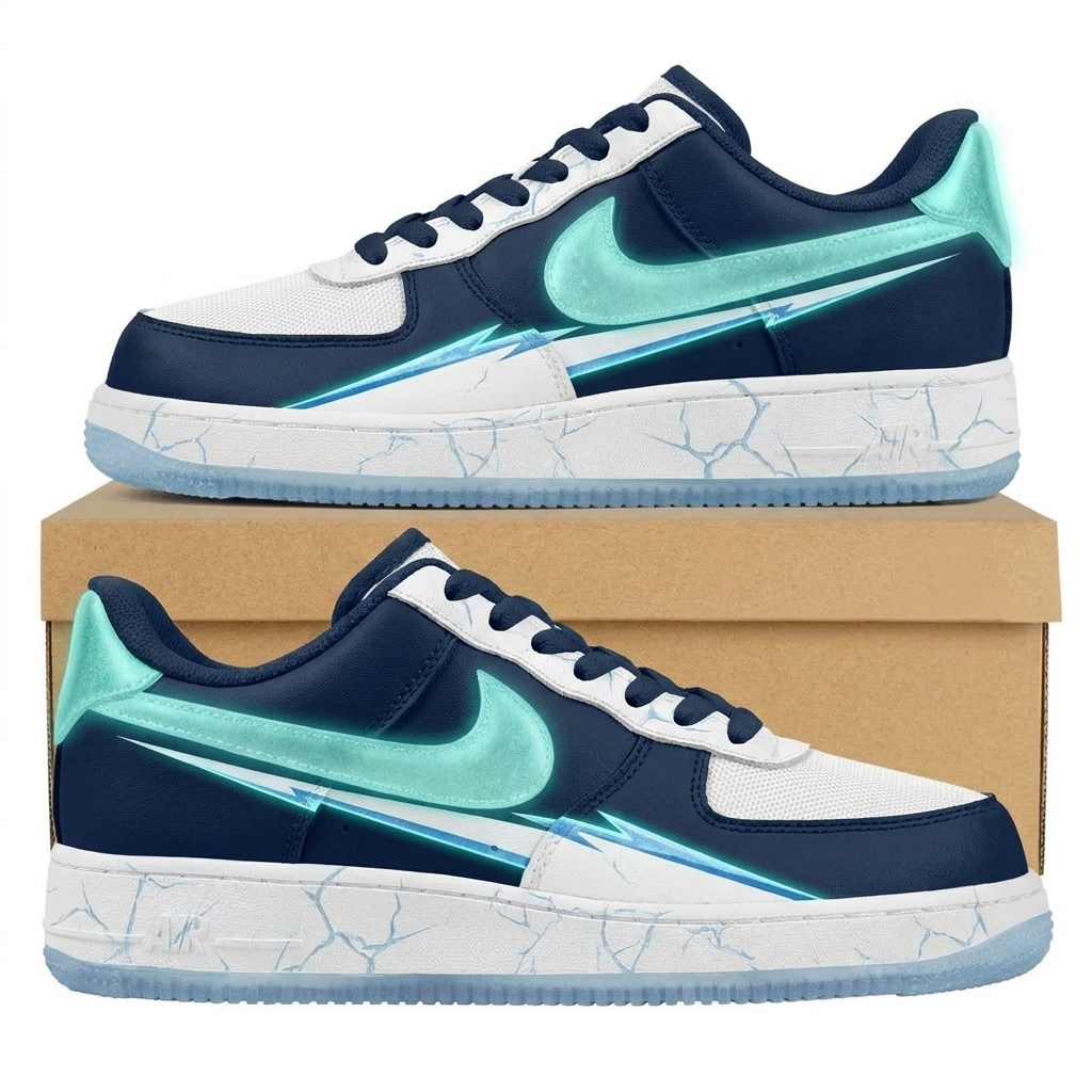 Blue Line Freeze Design Shoes F1